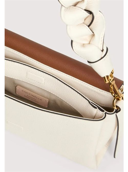 BOHEME SMALL COCCINELLE | E1M50120101685 PEARL/COGNAC